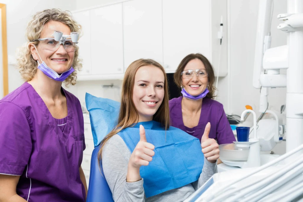orthodontist palm beach gardens in the dental office
