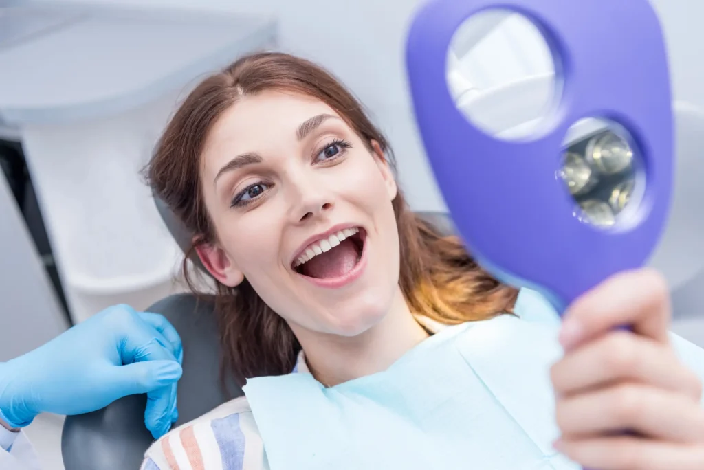 Patient visit with an orthodontist Palm Beach Gardens.